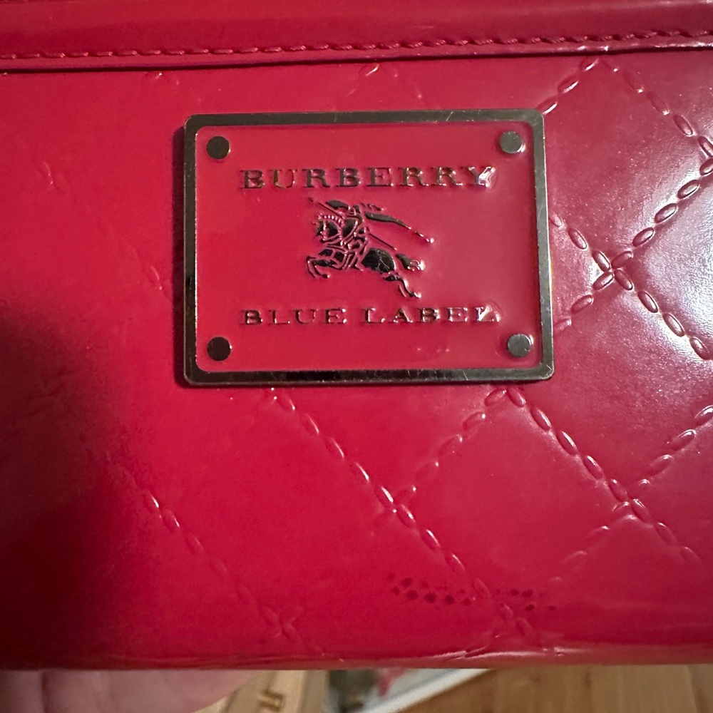 ❌ SOLD ❌ Burberry Blue Label Pink Quilted Women's Wallet - Picture 3 of 11